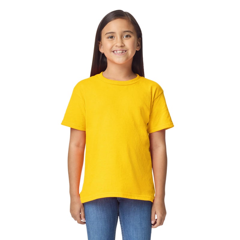 Gildan Youth DryBlend T-Shirt, Style G8000B, 2-Pack, Daisy, Large - Image 2